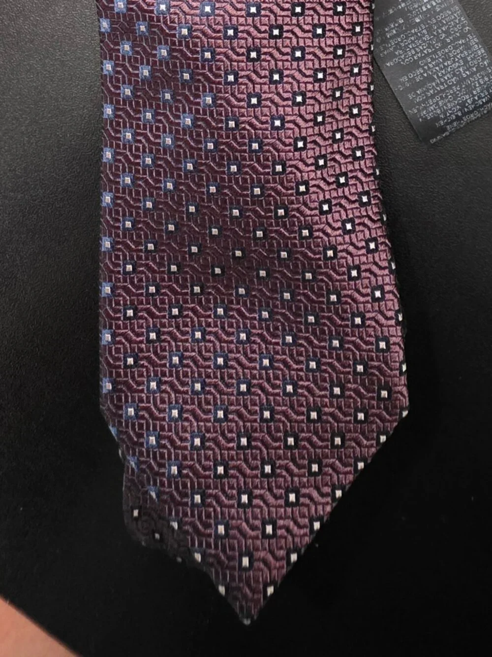 Brioni Tie - Amaranth - NEW with tags